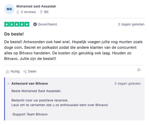 bitvavo ervaring klanten