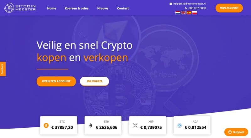 bitcoin meester crypto broker homepage