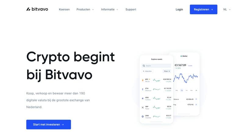 homepage broker bitvavo